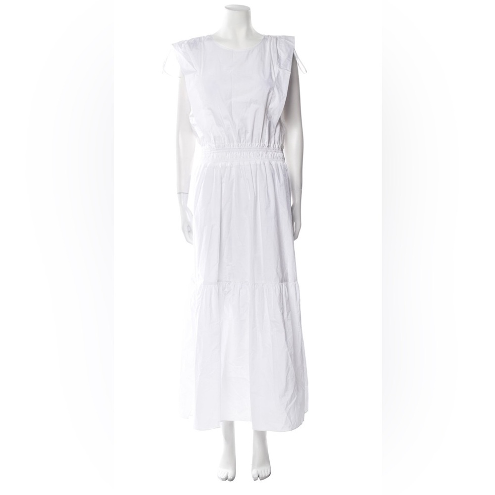 FRAME Scoop Neck Long Dress
